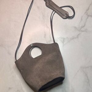Elizabeth and James Market Small Suede and Leather Tote